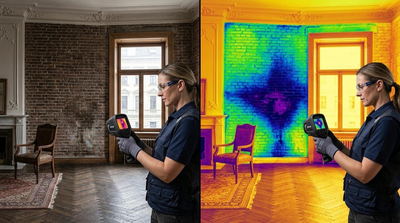 Невидимите течове: Как термокамерата спасява дома ви от скрити увреждания